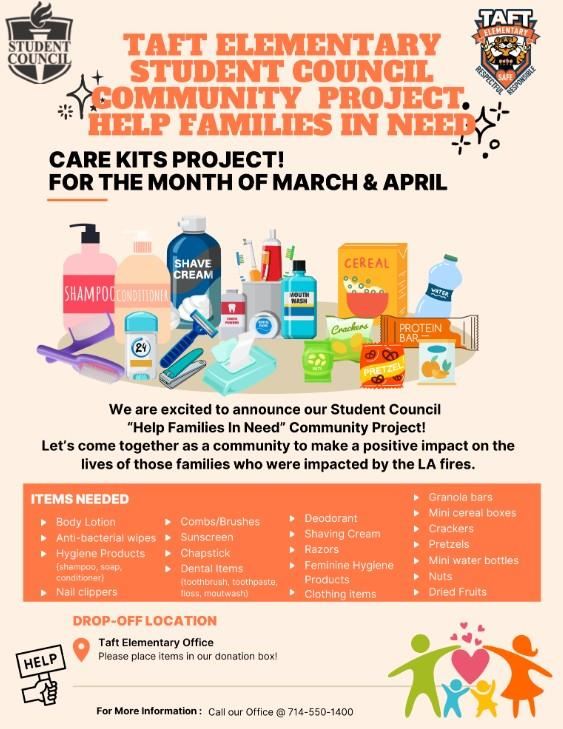  Student Council: CARE Kits